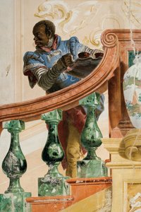 Moorish Servant Holding a Tray, from the Room of Carnival Scenes in the Foresteria