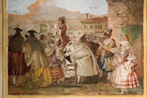 The Charlatan, from the Room of Carnival Scenes in the Foresteria