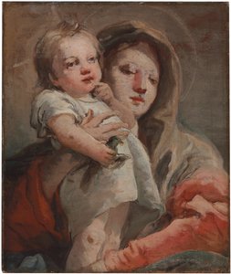 The Madonna and Child with a Goldfinch by Giovanni Domenico Tiepolo