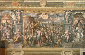 The Apparition of the Cross to the Emperor Constantine by Gianfrancesco Penni