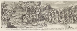 Marriage of Isaac and Rebekah by Gijsbert Van Veen