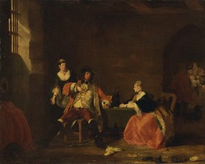 Captain Macheath Upbraided by Polly and Lucy in the 