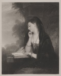 The Pensive by Gilbert Stuart Newton