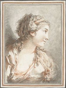 Bust of a Woman by Gilles Demarteau