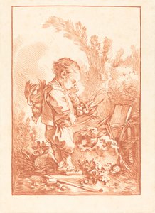 Le Maraudeur (The Thief), c. 1769 by Gilles Demarteau