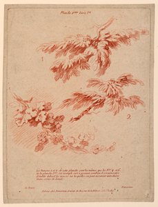 Plate 2 from Livre Ier, Principes du dessin dans le genre du Paysage by Gilles Demarteau
