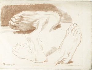 Study of Three Feet by Gilles Demarteau