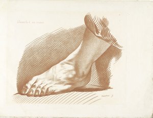 Study of Left Foot (Fourth Book of Principles of Drawing with Pencil, series title)