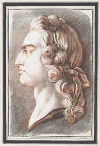 Louis XV by Gilles Demarteau, the Elder, after Jean François Clermont