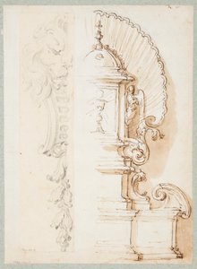 Sketch of Half an Ornamental Motif