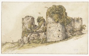 View of the Château de César in Vau by Gilles Neyts
