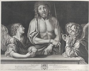Ecce Homo with Three Angels by Gilles Rousselet