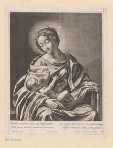 Mary with Child by Gilles Rousselet