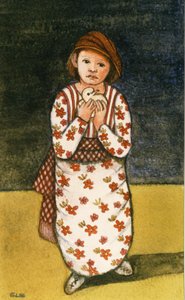 Girl with Dove