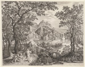 Elisha Cursing the Children of Bethel Who Are Being Devoured by the Bears