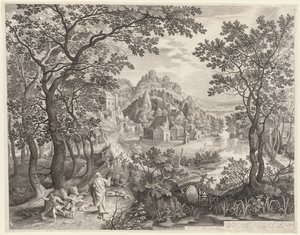 Elisha Cursing the Children of Bethel Who Are Being Devoured by the Bears