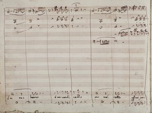Musical Score for the La calunnia e un venticello Aria, in The Barber of Seville by Gioachino Rossini