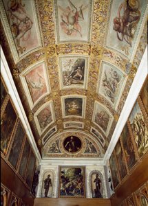 Story of Prometheus (ceiling of the Studiolo de Francesco I de Medici) by Giorgio (and workshop) Vasari