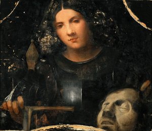 David with the Head of Goliath by Giorgio (workshop of) Giorgione