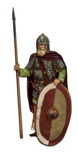 Barbarian: Ostrogoth warrior (Ostrogoth soldier, Germanic tribal confederation)