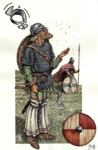 Middle Ages: Viking Warrior of the 9th Century by Giorgio Albertini