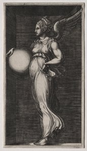 Allegorical Figure Holding a Sphere