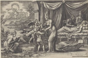 Allegory of Birth by Giorgio Ghisi