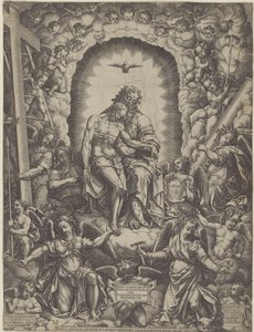Holy Trinity by Giorgio Ghisi