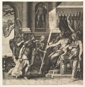 The Calumny of Apelles by Giorgio Ghisi