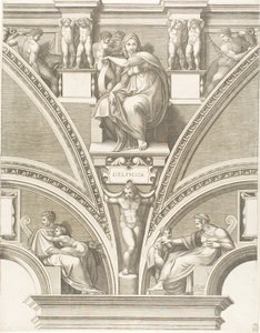 The Delphic Sibyl by Giorgio Ghisi