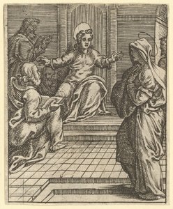 The Virgin of Sorrows: Christ Disputing with the Doctors by Giorgio Ghisi