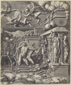 Vision of Ezekiel Over the Valley of Bones (right half)
