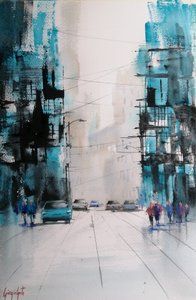 Abstract City Street