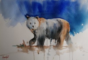 Spirit Blue Bear by Giorgio Gosti