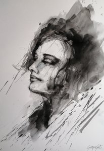 Woman In Contemplation by Giorgio Gosti
