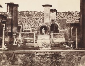 House of Marco Lucrezio, Pompeii, c. 1870 by Giorgio Sommer