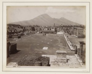 View of the Forum at Pompeii by Giorgio Sommer