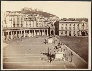 Naples, Largo Palazzo by Giorgio Sommer