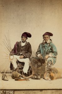 Straw-weavers, Naples