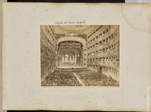 San Carlo Theatre (Naples) by Giorgio Sommer