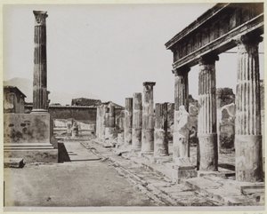 Temple of Venus in Pompeii by Giorgio Sommer
