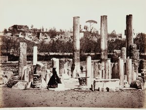 The Temple of Serapis in Pozzuoli, Naples by Giorgio Sommer