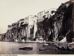 The House of Tasso Above the Sea of Sorrento by Giorgio Sommer