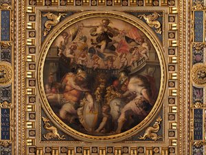 Allegories of the Quarters of Santo Spirito and Santa Croce by Giorgio Vasari