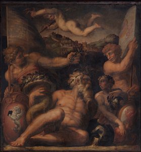 Allegory of Cortona and Montepulciano, 1563-1565 by Giorgio Vasari