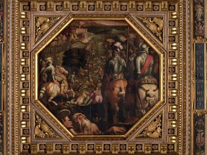 Battle of Marciano in Val di Chiana by Giorgio Vasari