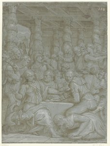 Christ in the House of Simon the Pharisee by Giorgio Vasari