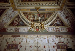 Detail of the Room of Lorenzo il Magnifico Representing the Battle of Sarzana by Giorgio Vasari