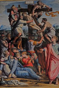 Jesus Deposed from the Cross by Giorgio Vasari