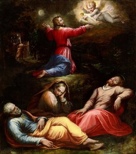 The prayer in the garden of olives by Giorgio Vasari